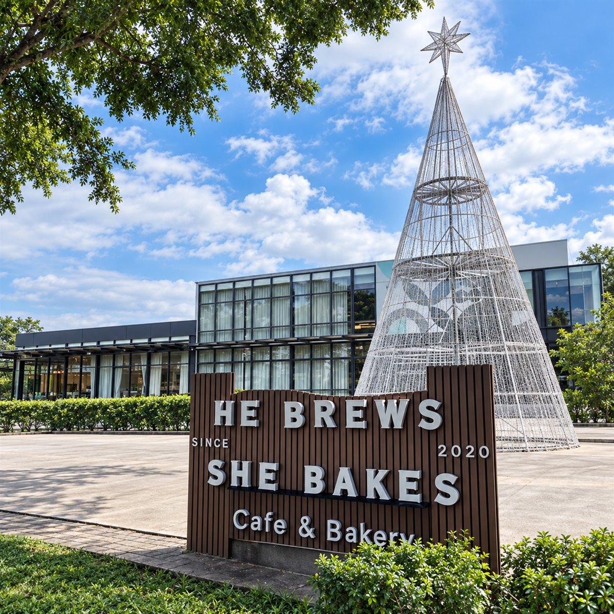 He Brews She Bakes Caf&eacute; and Bakery at One Lancaster Park in Imus, Cavite