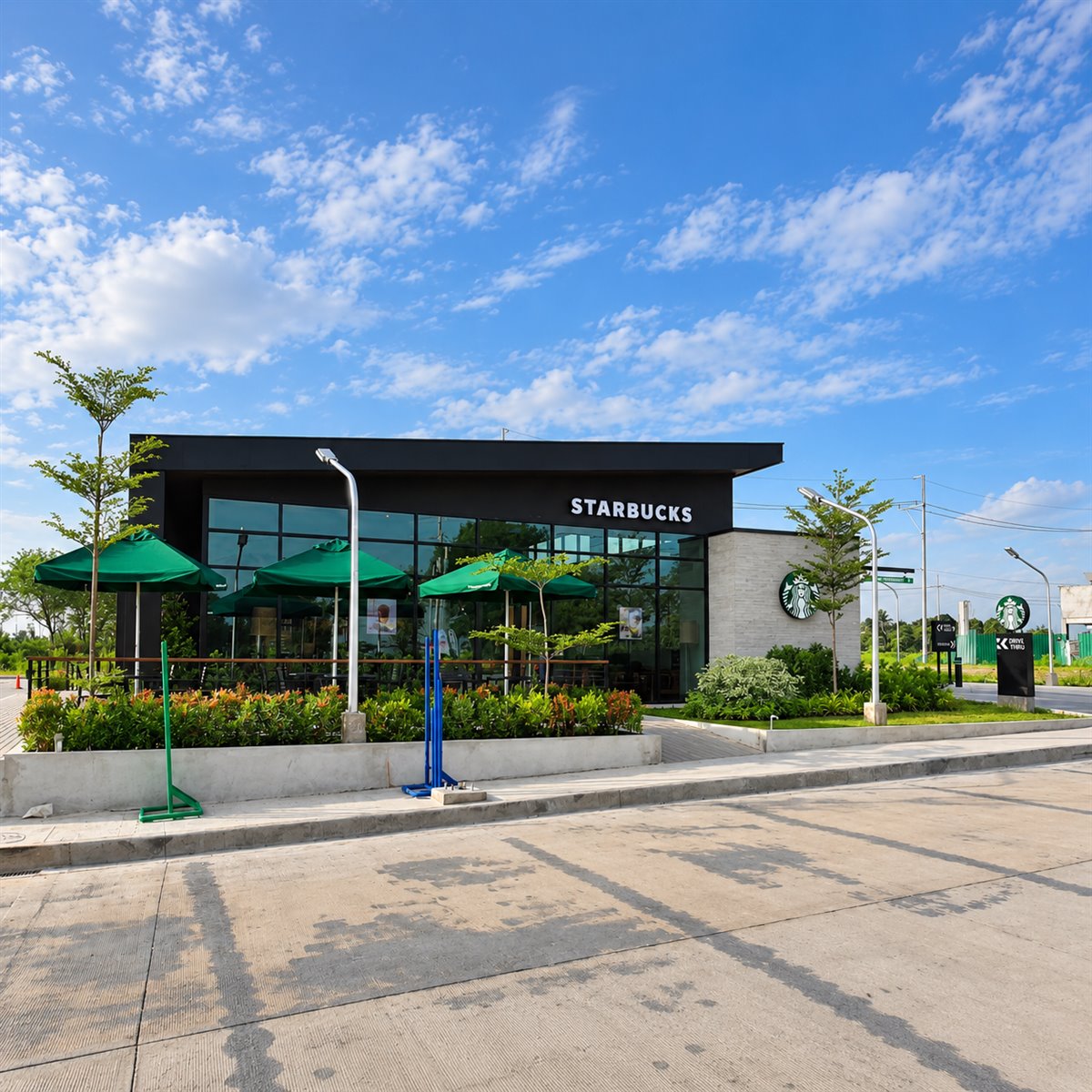 Starbucks Vermosa Drive-Thru on Daang Hari Road in Imus, Cavite